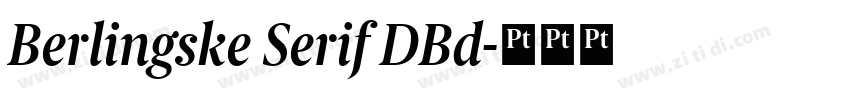 Berlingske Serif DBd字体转换 Berlingske Serif DBd字体转换